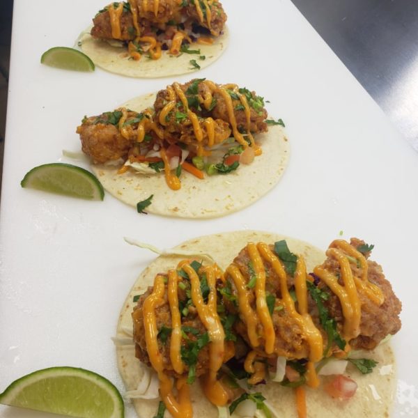 Bang Bang Shrimp Tacos